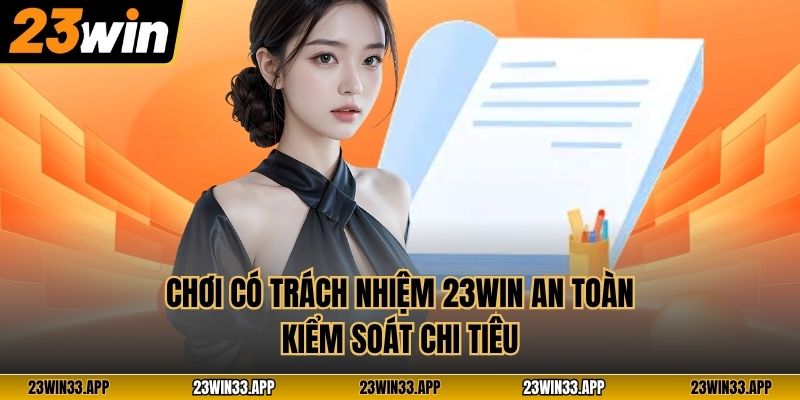 Chơi có trách nhiệm 23WIN an toàn kiểm soát chi tiêu