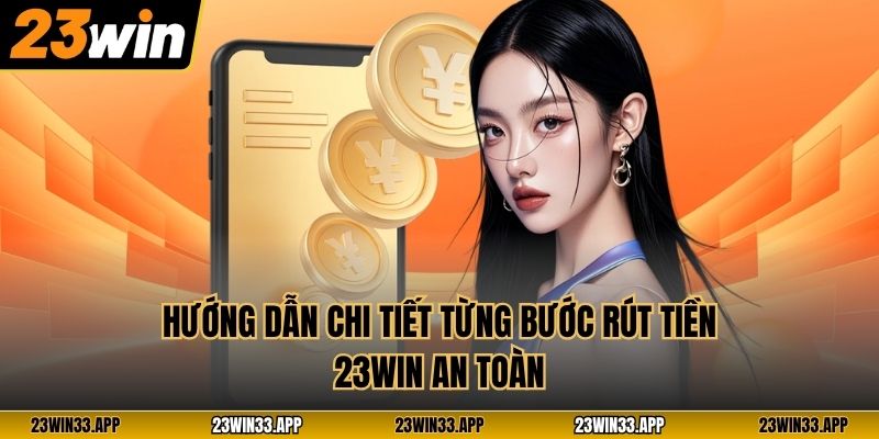 Hướng dẫn chi tiết từng bước rút tiền 23WIN an toàn