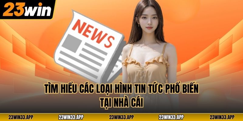 Tìm hiểu các loại hình tin tức phổ biến tại nhà cái
